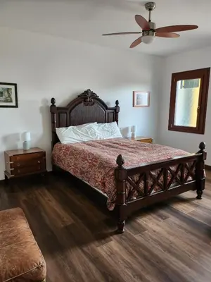 Letto o letti in una camera di Casa Carolina