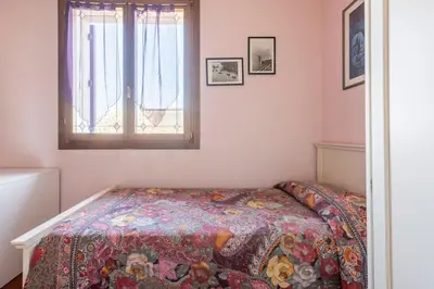 Letto o letti in una camera di Campagna Veneziana - Camera privata con bagno condiviso