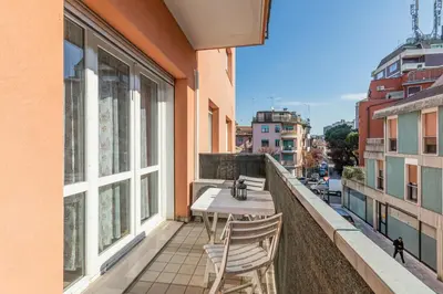 Balcone o terrazza di GuestHost - Bright Apartment near Mestre Station