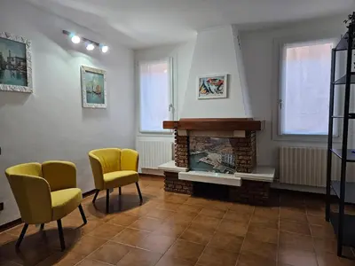 Area soggiorno di Casa al Teatro