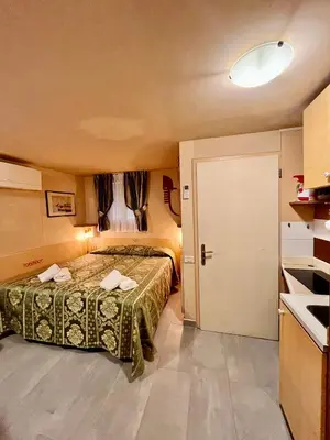 Letto o letti in una camera di San Marcuola - Central private room in Venice
