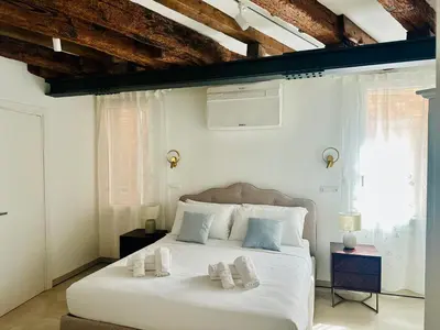 Letto o letti in una camera di Casa Dolce Riva