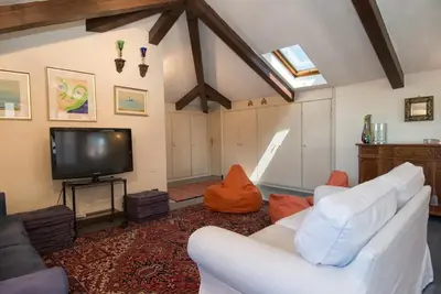 TV o dispositivi per l'intrattenimento presso Ca Moro - elegant apartment with private terrace