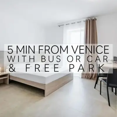 Appia Rooms Free Parking 10 min to Venice Easy Access
