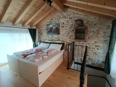 Letto o letti in una camera di La casetta dei palù