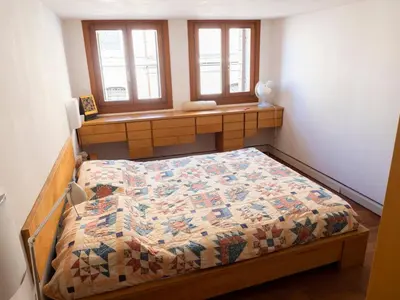 Letto o letti in una camera di Ca' Renzon