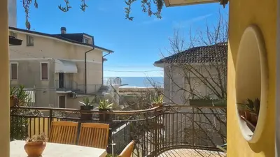Balcone o terrazza di 2 bedrooms Villa with sea view terrace in Jesolo