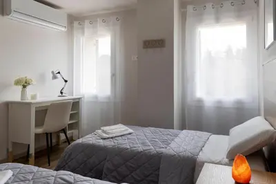 Letto o letti in una camera di Appartamento al Sole