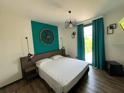 Letto o letti in una camera di Le Cesure