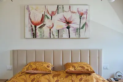 Letto o letti in una camera di Ap 2 Free Parking Romantic Garden Venice