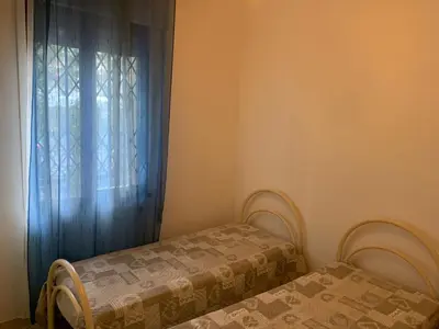 Letto o letti in una camera di Renovated apartment on the ground floor