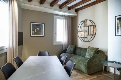 Area soggiorno di Feeling Venice Apartment