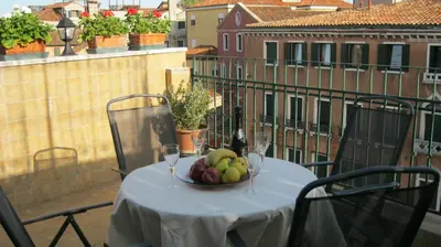 Balcone o terrazza di Ca' Delfina Holiday Home
