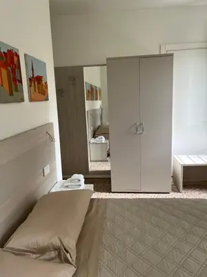 Letto o letti in una camera di Casa sulla Laguna CASTELLO