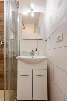 Bagno di Bright Summer Studio Pool-Parking -30m dal Mare