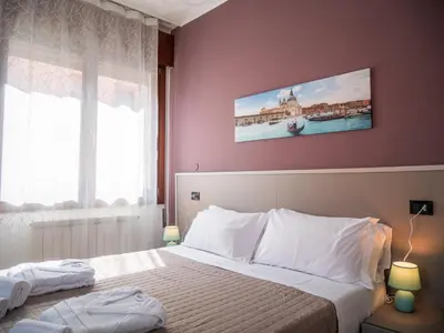 Letto o letti in una camera di Hotel RB Venice