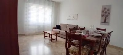 Area soggiorno di Elisa Apartment 12 minutes from Venice, free Wi-Fi included
