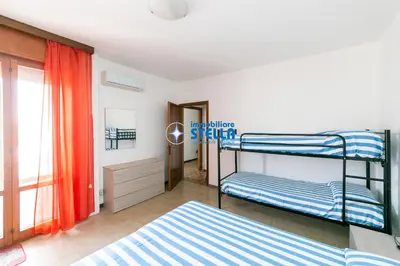 Letto o letti in una camera di Residence Torino