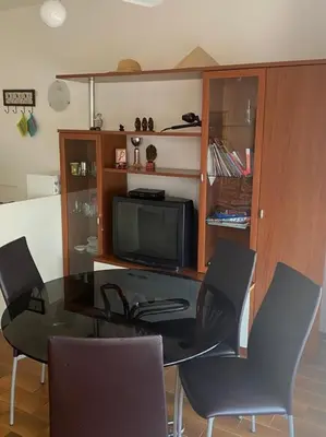 Area soggiorno di Spacious apartment in Isola Verde for 5 people Ca' Zadra