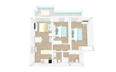 Planimetria di Jesolo Pineta Fronte Mare - Jl Blue Apartments C25