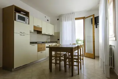 Cucina o angolo cottura di Residence Vecchio Faro