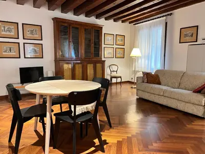 Area soggiorno di Madera by Suites alla Maddalena