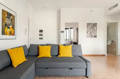 Area soggiorno di Golden House Venice Yellow - Mirano