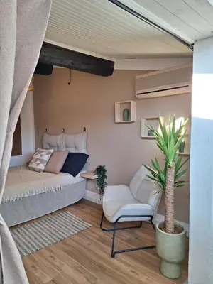 Letto o letti in una camera di DGA oasi
