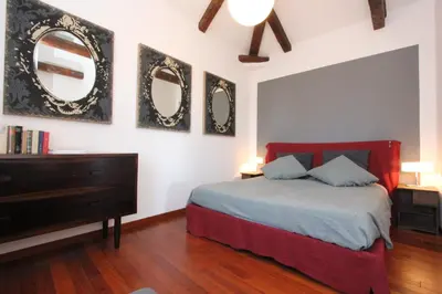 Letto o letti in una camera di Attic Design Terrace