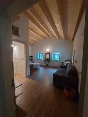 Letto o letti in una camera di La Casa delle Ali