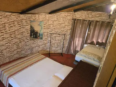 Letto o letti in una camera di castello terrebio