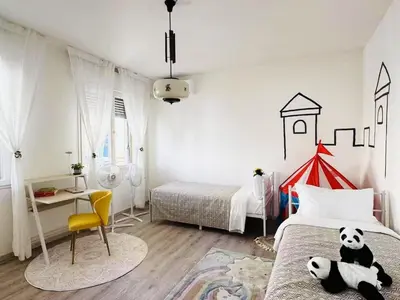 Letto o letti in una camera di Casa Kevin, Venice Mestre车站整套公寓
