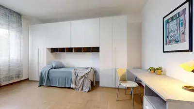 Letto o letti in una camera di Comoda and luminosa casa a Mestre - FREE PARK easy to venice