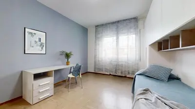 Letto o letti in una camera di Comoda and luminosa casa a Mestre - FREE PARK easy to venice