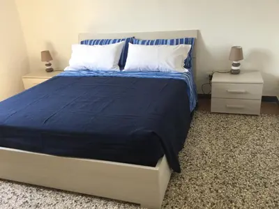 Letto o letti in una camera di Casa Annalisa