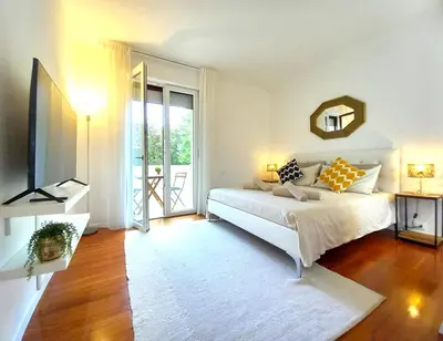 Letto o letti in una camera di Abano Lux- Terme & Wellness