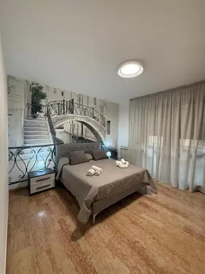 Letto o letti in una camera di Pieno centro
