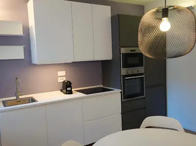 Cucina o angolo cottura di Welc-ōM Tiepolo Cozy Stay Free Parking