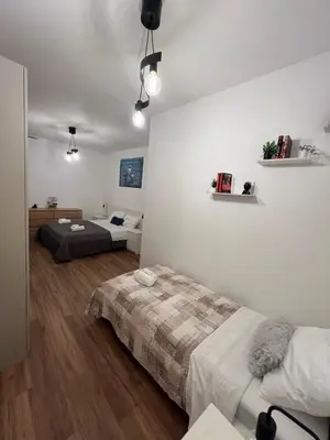 Letto o letti in una camera di Ca' Marco