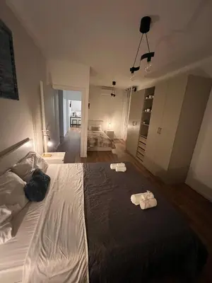 Letto o letti in una camera di Ca' Marco
