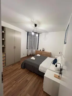 Letto o letti in una camera di Ca' Marco
