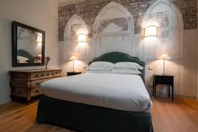 Letto o letti in una camera di Ca' Maddalena - Sole