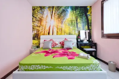 Letto o letti in una camera di Villa jolly venezia