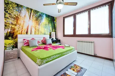 Letto o letti in una camera di Villa jolly venezia
