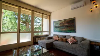 Area soggiorno di Magnolia Apartment - Heart of the Prosecco hills