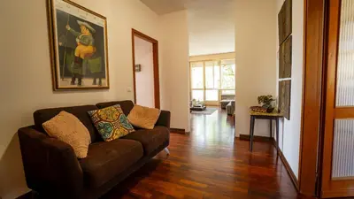 Area soggiorno di Magnolia Apartment - Heart of the Prosecco hills