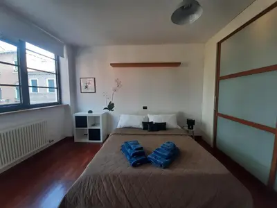 Letto o letti in una camera di Loft Soleil