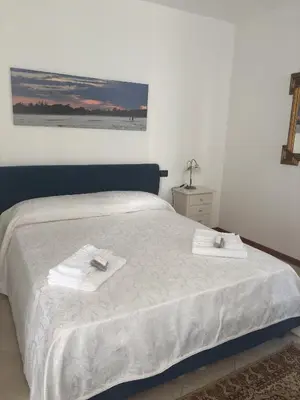 Letto o letti in una camera di Ca' Ginevra