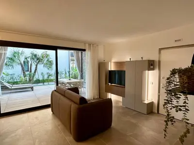 Area soggiorno di Caribe Sunset - Large 3 Bedrooms with Caribbean Pool