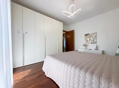 Letto o letti in una camera di Casa delle Rondini